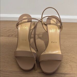 Christian Louboutin Women's Tan Sandals